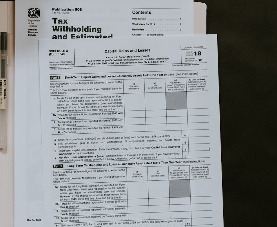 Tax Forms for IRS filings