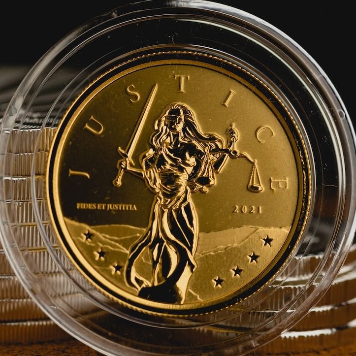 Gold Coin 1oz Justice